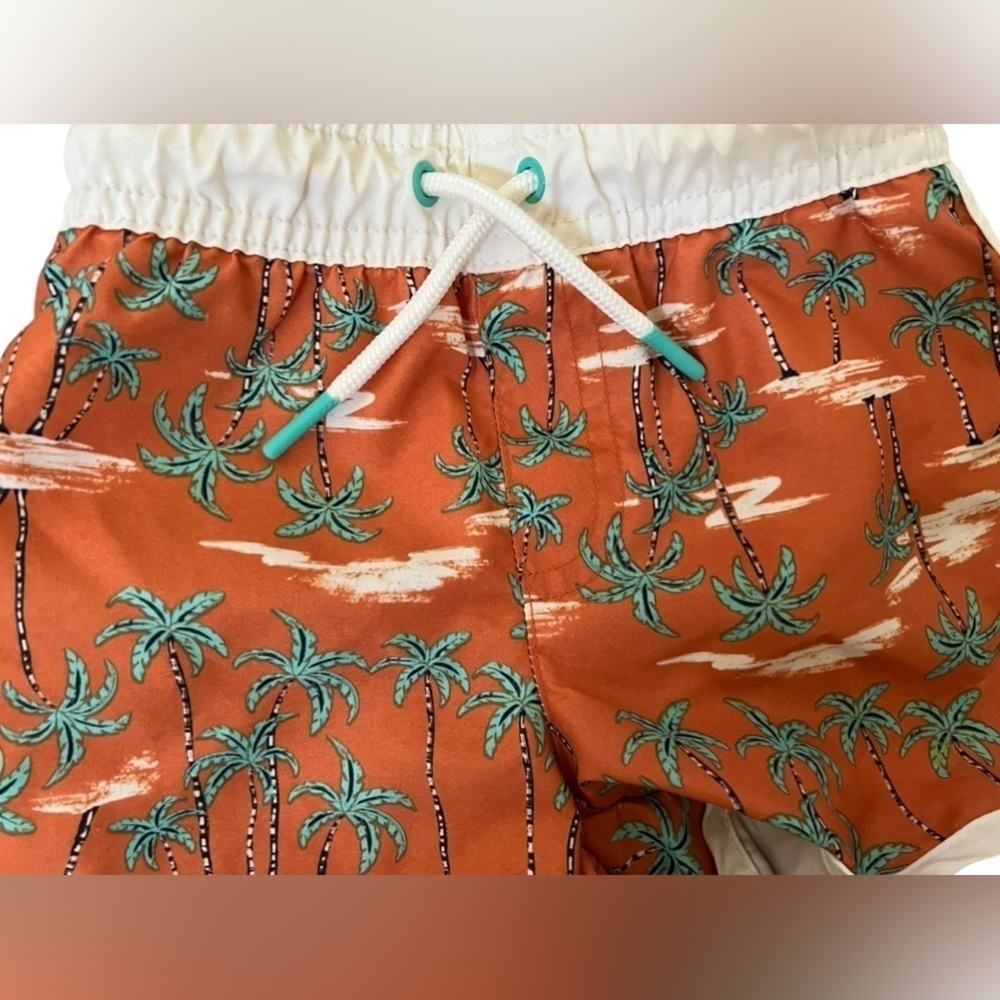 2 sets of bathing suits top and bottoms shortsleeve shorts size 12-18 months - Picture 4 of 10